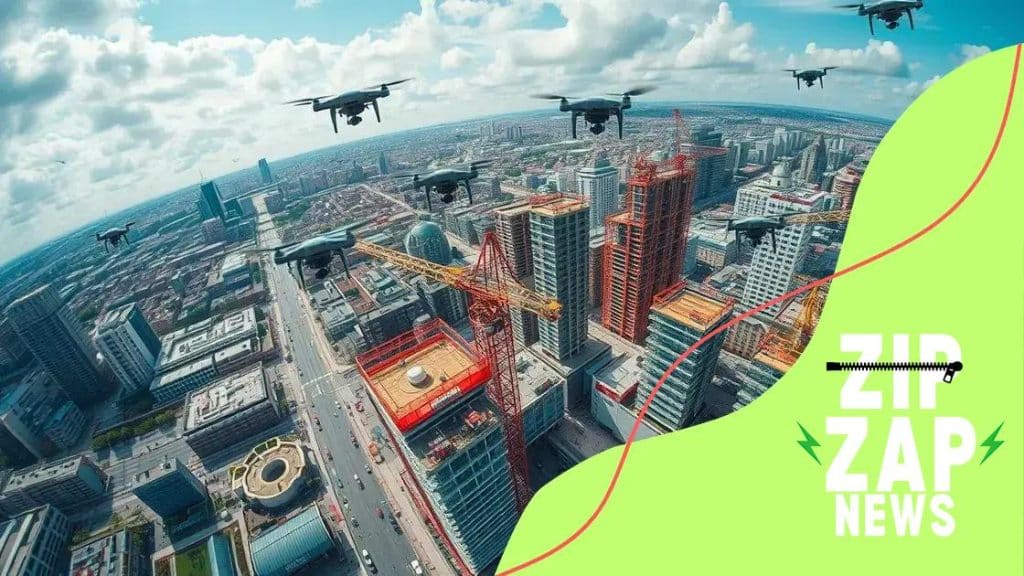 Drone technology in urban infrastructure development is transforming cities