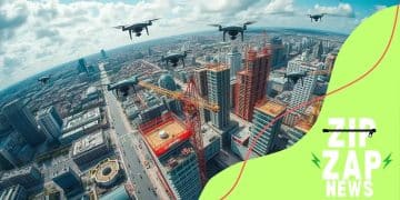 Drone technology in urban infrastructure development is transforming cities
