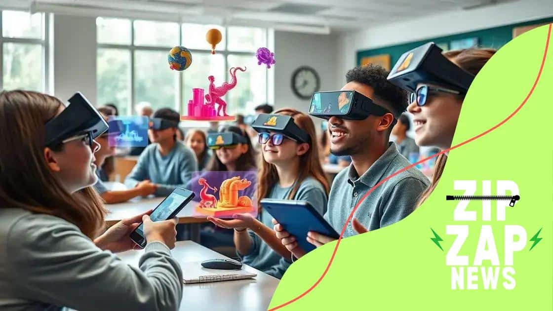 Real-world applications of AR in classrooms