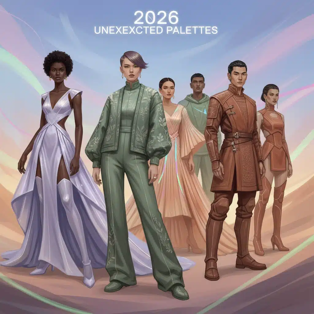 2026 Color Palettes: Unveiling 4 Unexpected Hues in Fashion