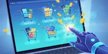 Unlock Savings: Top 4 Browser Extensions for Automatic Coupon Application in 2026 Laptop screen with shopping cart and automatic coupon application, illustrating effortless online savings.