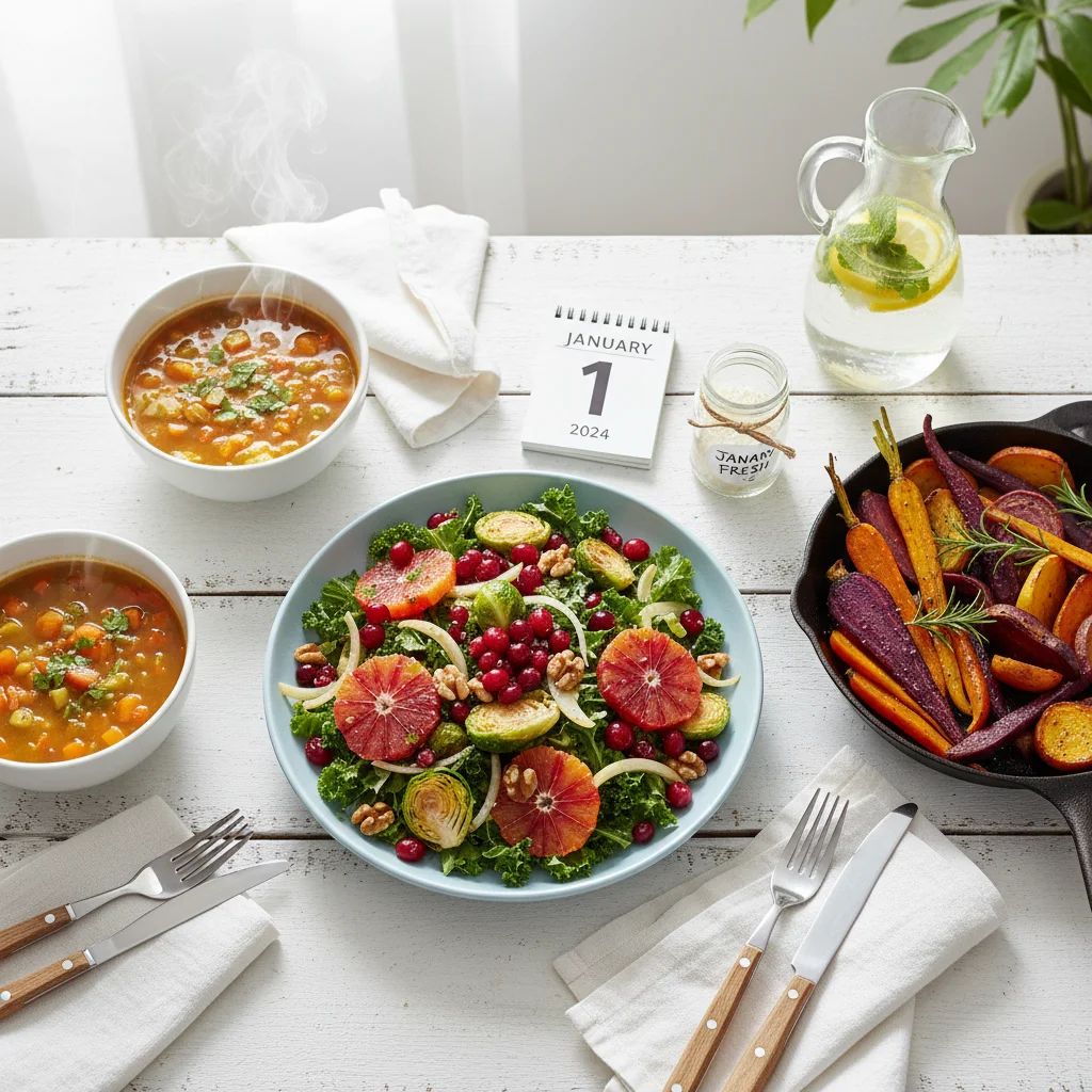 January 2027: 10 Light & Healthy Seasonal Dishes to Start the New Year Strong