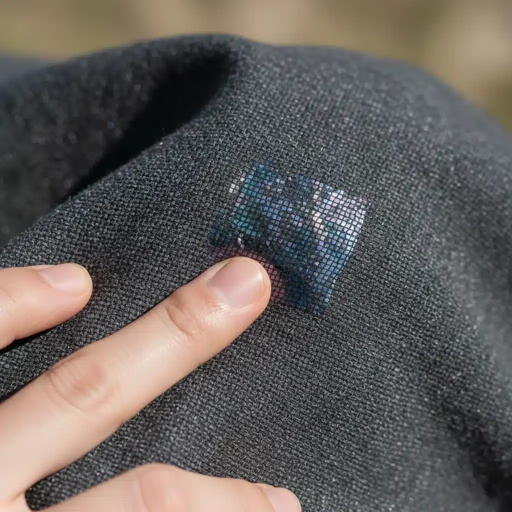 Solar panel integrated into smart textile for energy harvesting