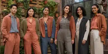 Unearthing 7 Must-Have Sustainable Fashion Brands for 2026: A Deep Dive into Ethical Style Discoveries Models wearing stylish sustainable fashion clothing in an urban environment, highlighting ethical style choices.