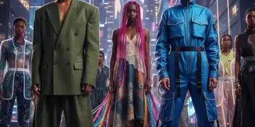 Future Fashion Trends: 5 Underrated Styles Poised for Massive Growth Diverse models in emerging fashion trends, urban backdrop