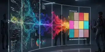 Data analytics revealing unconventional fashion color palettes for 2026