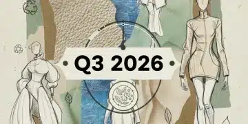 Collage of sustainable fabric innovations shaping U.S. fashion by Q3 2026