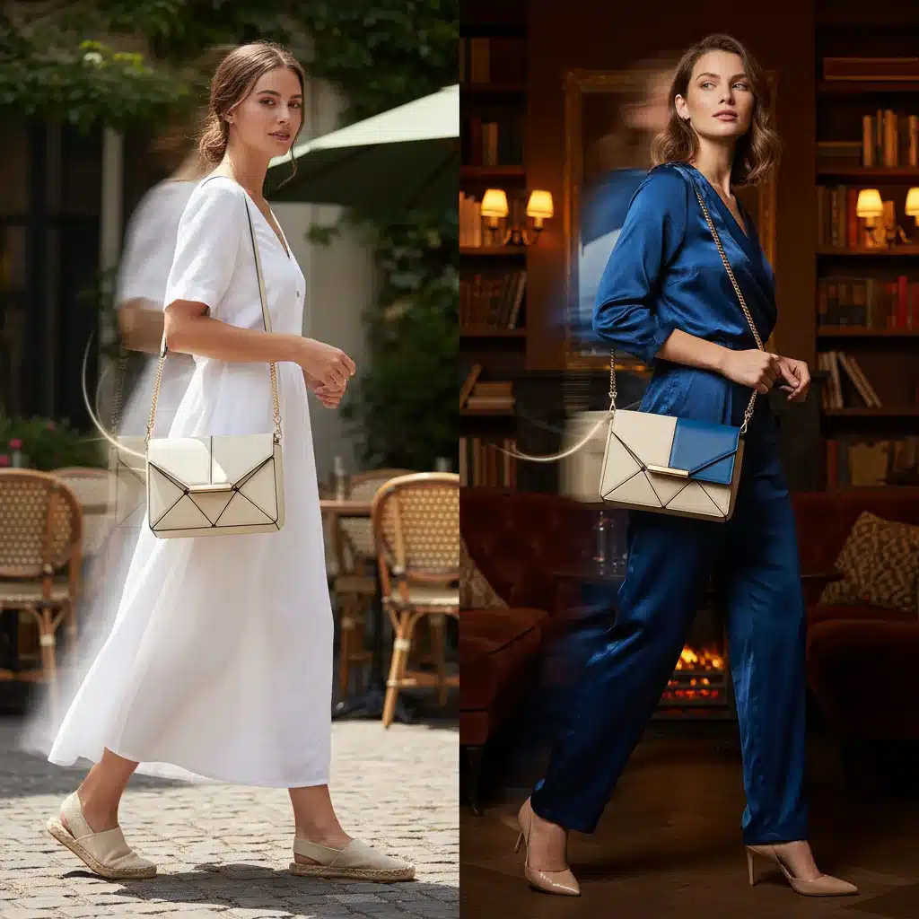 Versatile multi-functional accessory for everyday and evening wear